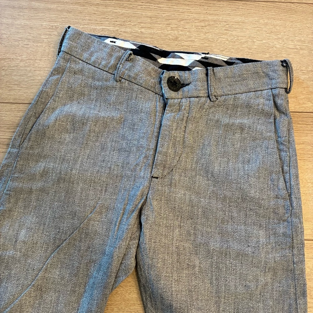 NEW Rogan Men’s Y2K Grey Rinse Funnel Japanese Itochu Line Pant Size 28